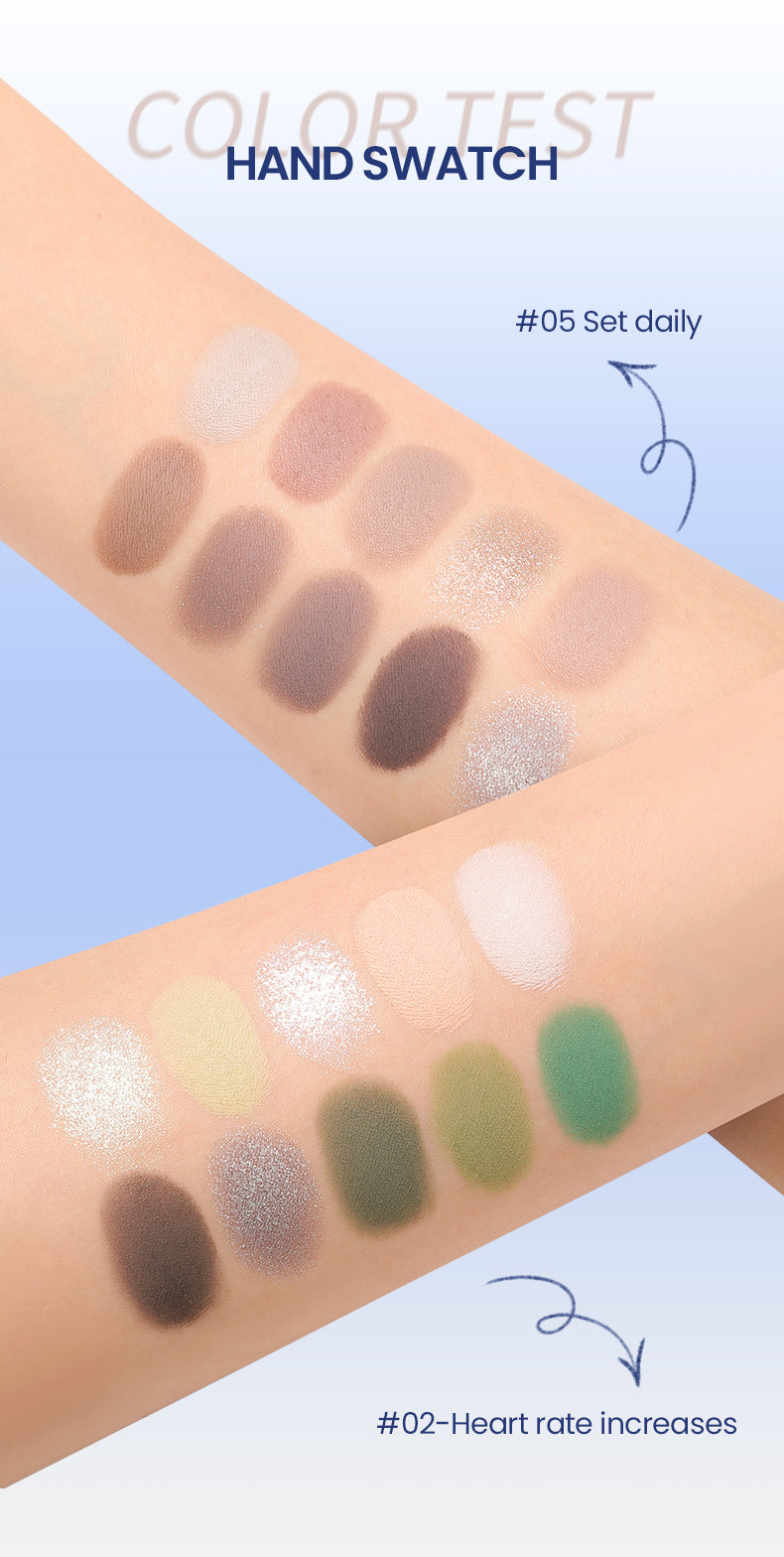 SheDella Official Store | COD Matte Eyeshadow Palette – Long-Wear Best Seller – 9 Shades – Smudge-Proof, Net Wt. 9g